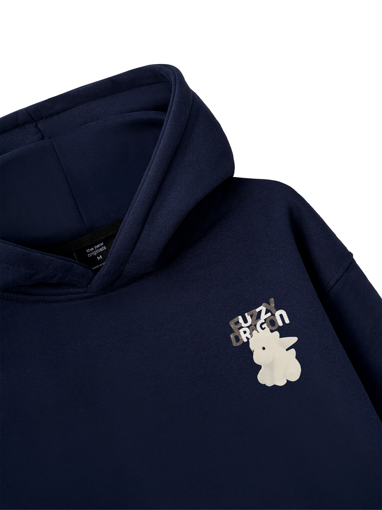 Áo Hoodie Nỉ Bông Fuzzy Font Dragon