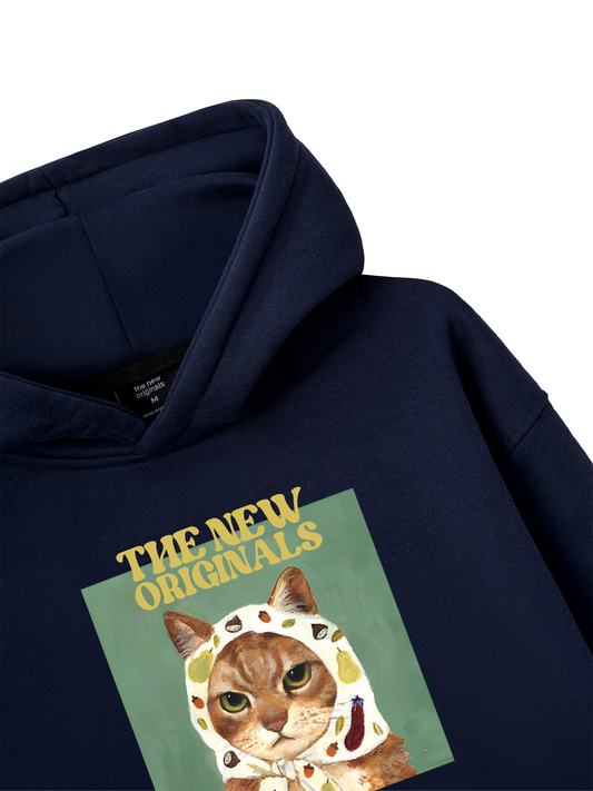 Áo Hoodie Nỉ Bông Lady cat