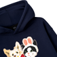 Animal Mood Bestie Puppy And Meow Hoodie