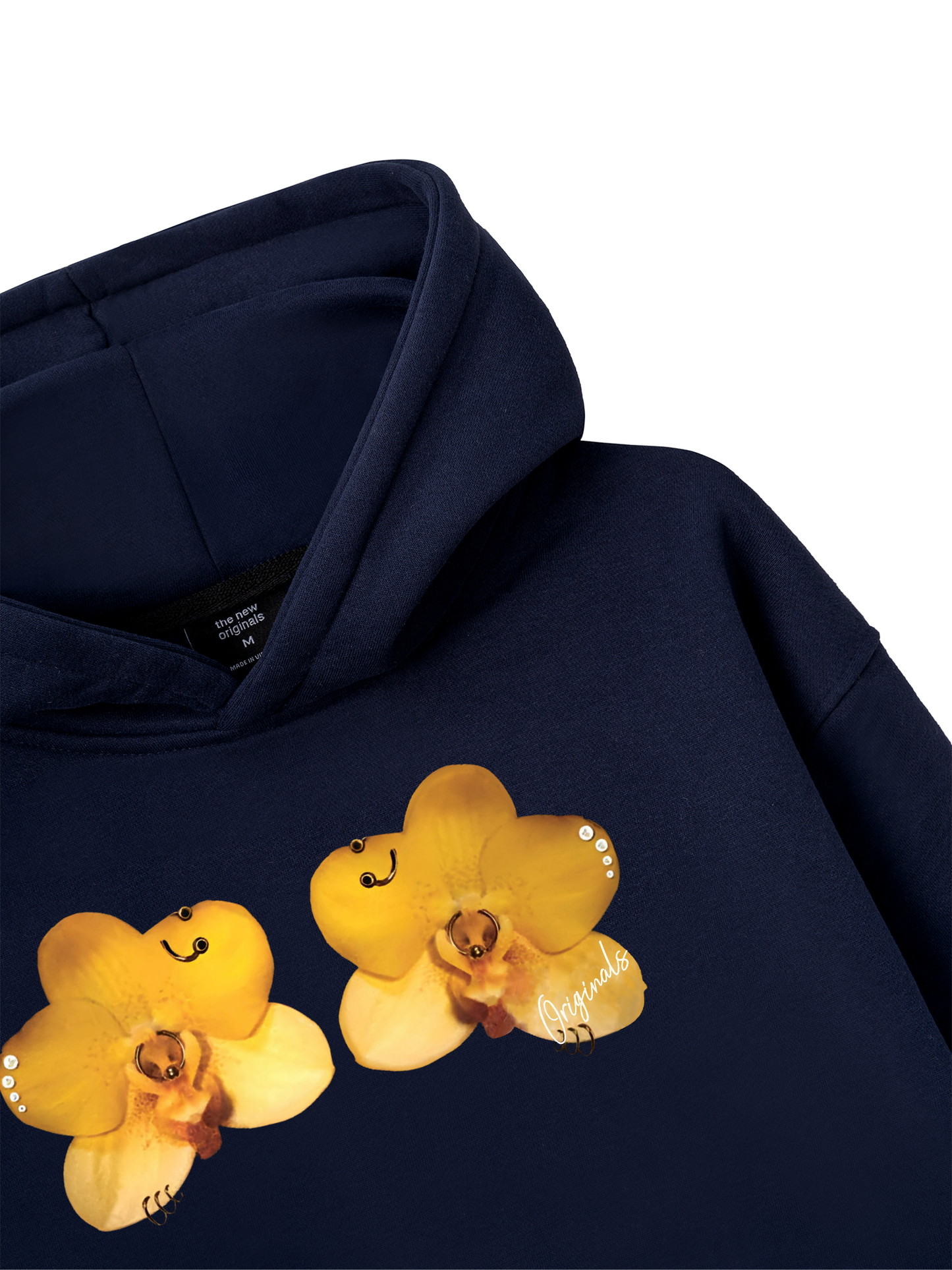 Flower Piercing Art Hoodie