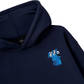 Áo Hoodie Nỉ Bông Fuzzy Font Dragon Blue