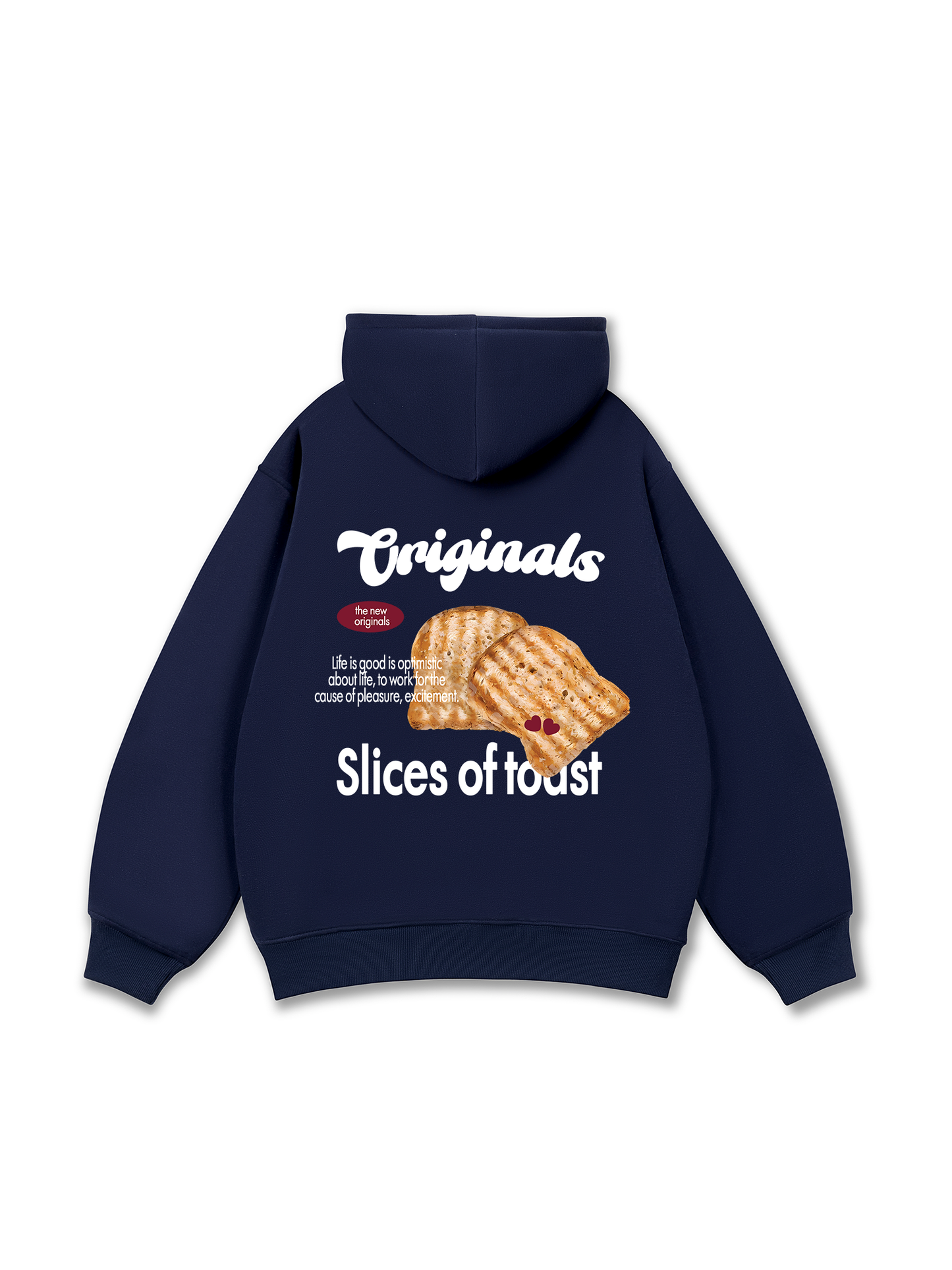 Áo Hoodie Nỉ Bông Sweet Passtry Slices Off Toast