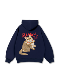 Strawberry Bread Cat Hoodie