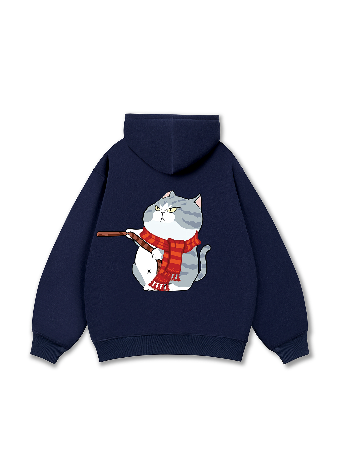 Funny Couple Xmas Cat Hoodie