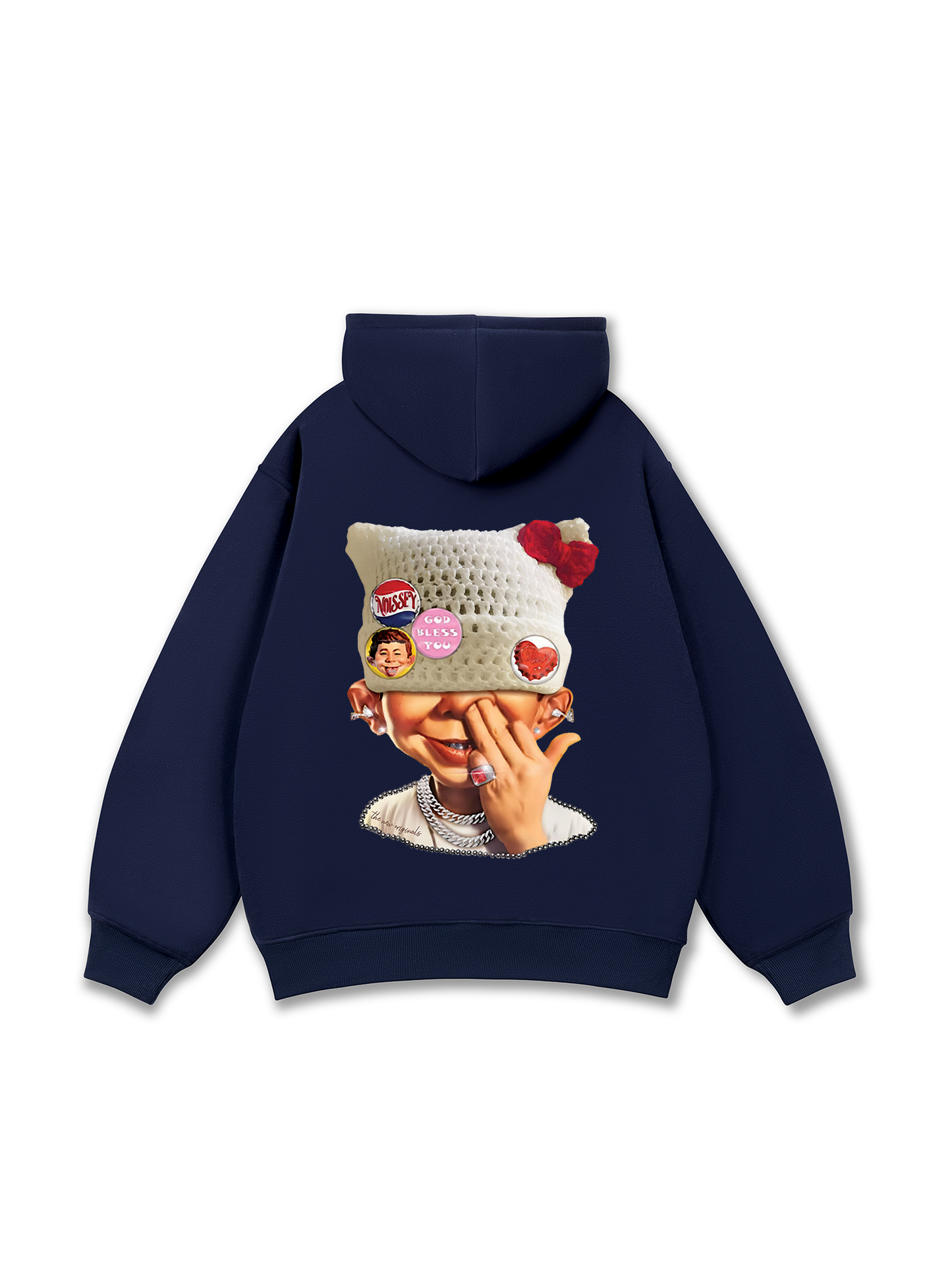 Badge DIY_ bad boy_s woolen hat Hoodie