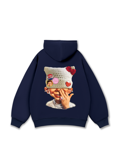 Badge DIY_ bad boy_s woolen hat Hoodie
