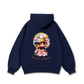 Colorful Plush Doll Head Cover Cartoon girl Hoodie