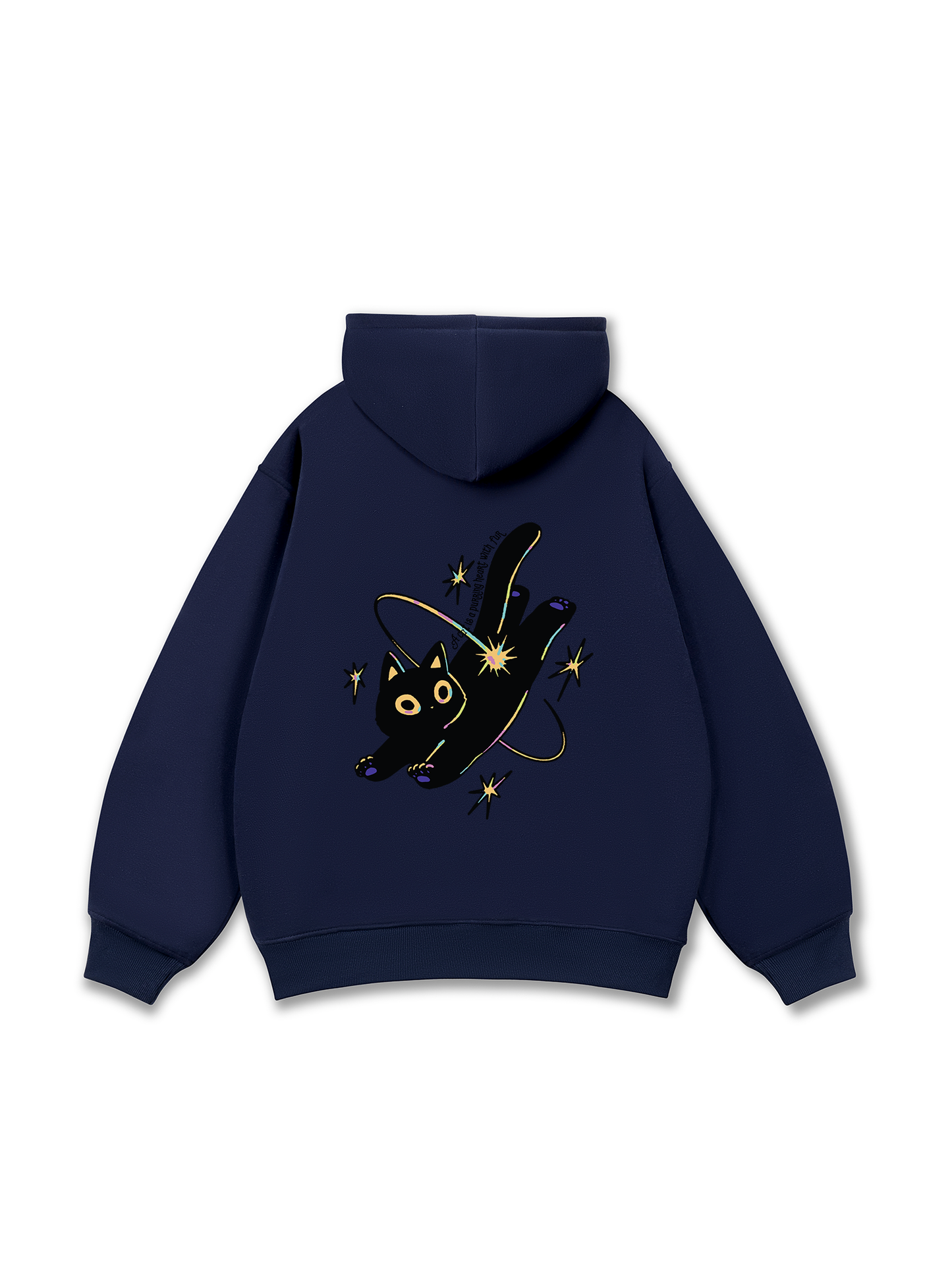 A Black Cat Hoodie