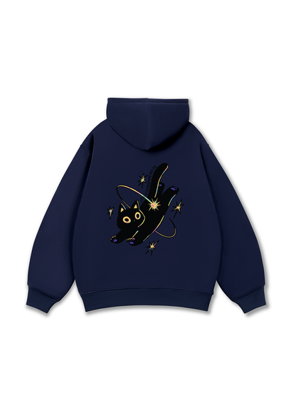 A Black Cat Hoodie
