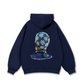 Blue Daisy Hairstyle Hoodie