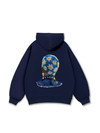 Blue Daisy Hairstyle Hoodie