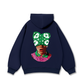 Summer Dopamine Kitty Cap Pink Gradient Hoodie