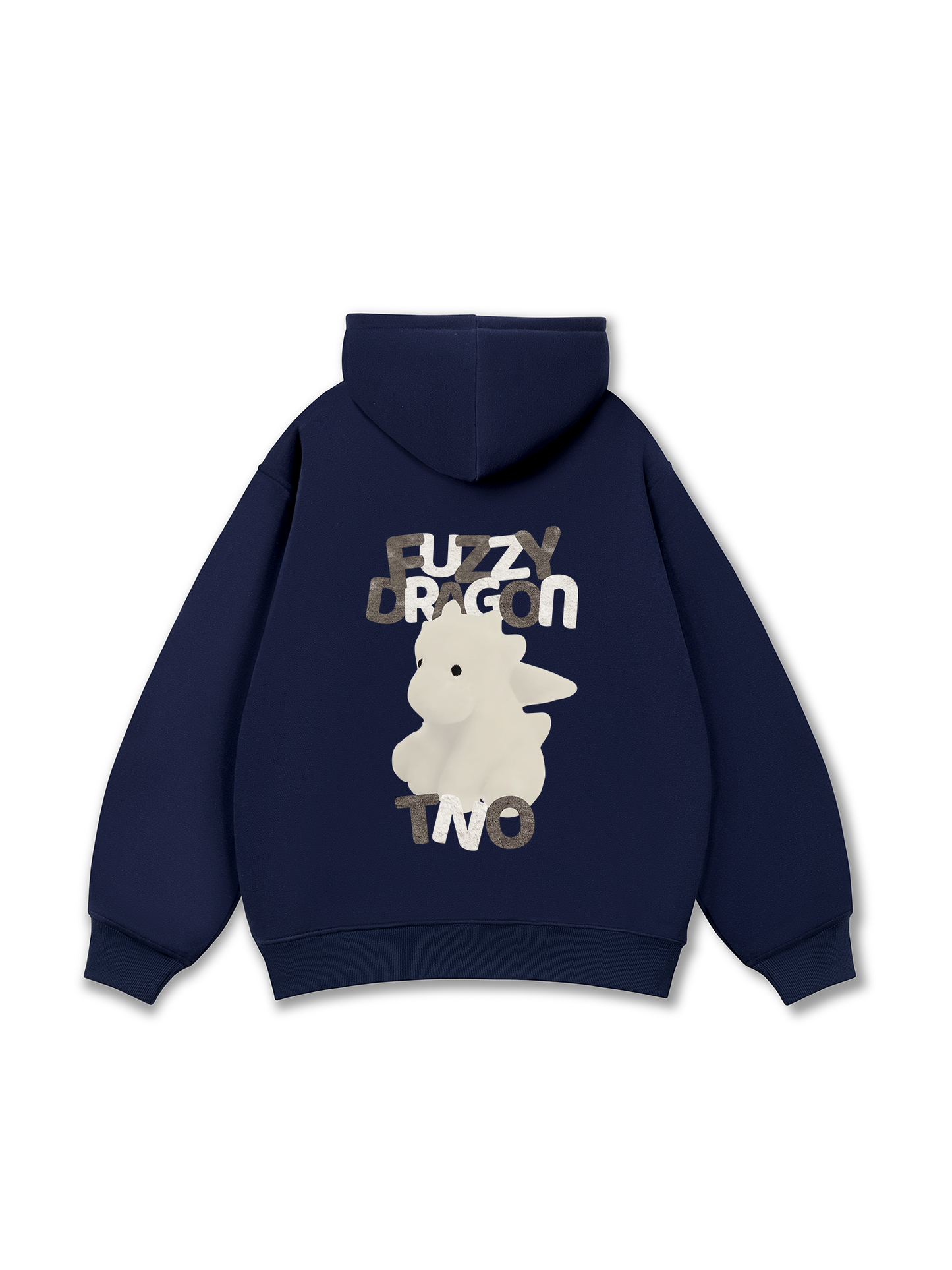 Áo Hoodie Nỉ Bông Fuzzy Font Dragon