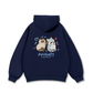 Áo Hoodie Nỉ Bông Angry Luv Cat Couple