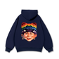 Bad Boy & Rainbow Crochet Hat Hoodie