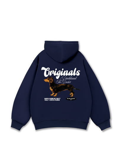 Retro Dachshund Hoodie