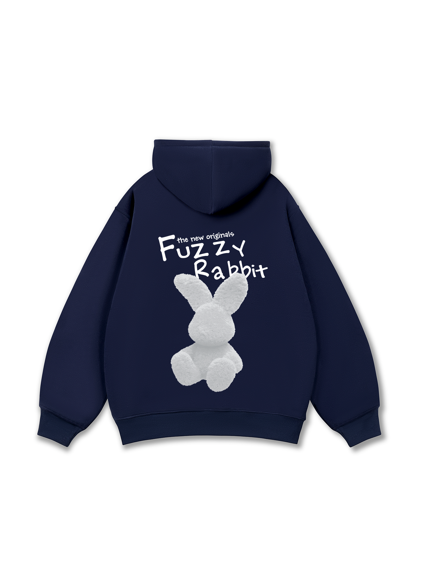Áo Hoodie Nỉ Bông Doodle Fuzzy Rabbit