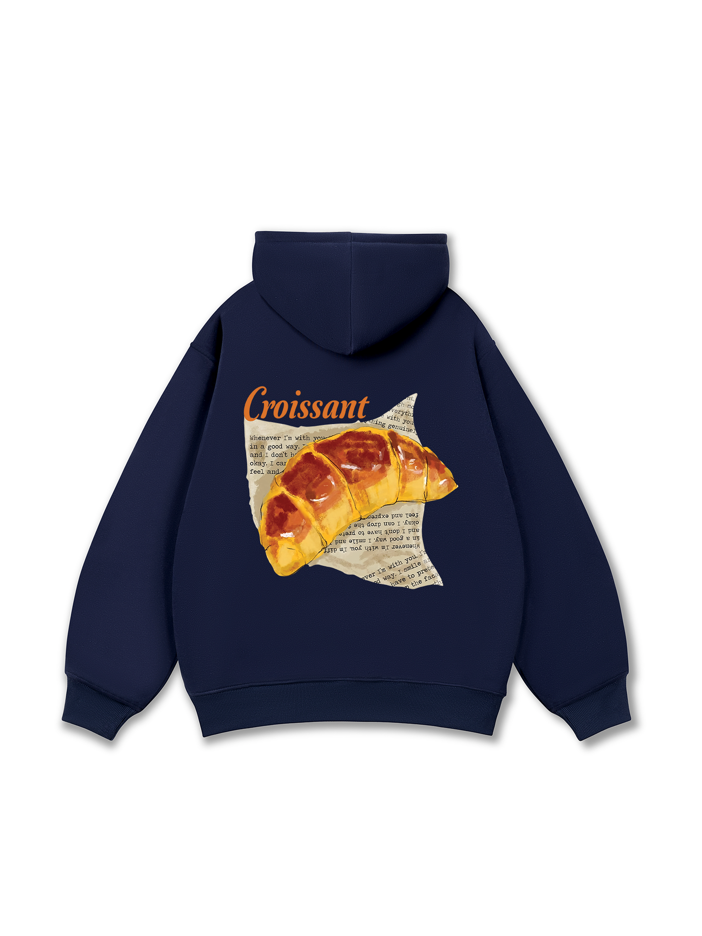 Áo Hoodie Nỉ Bông Croissant