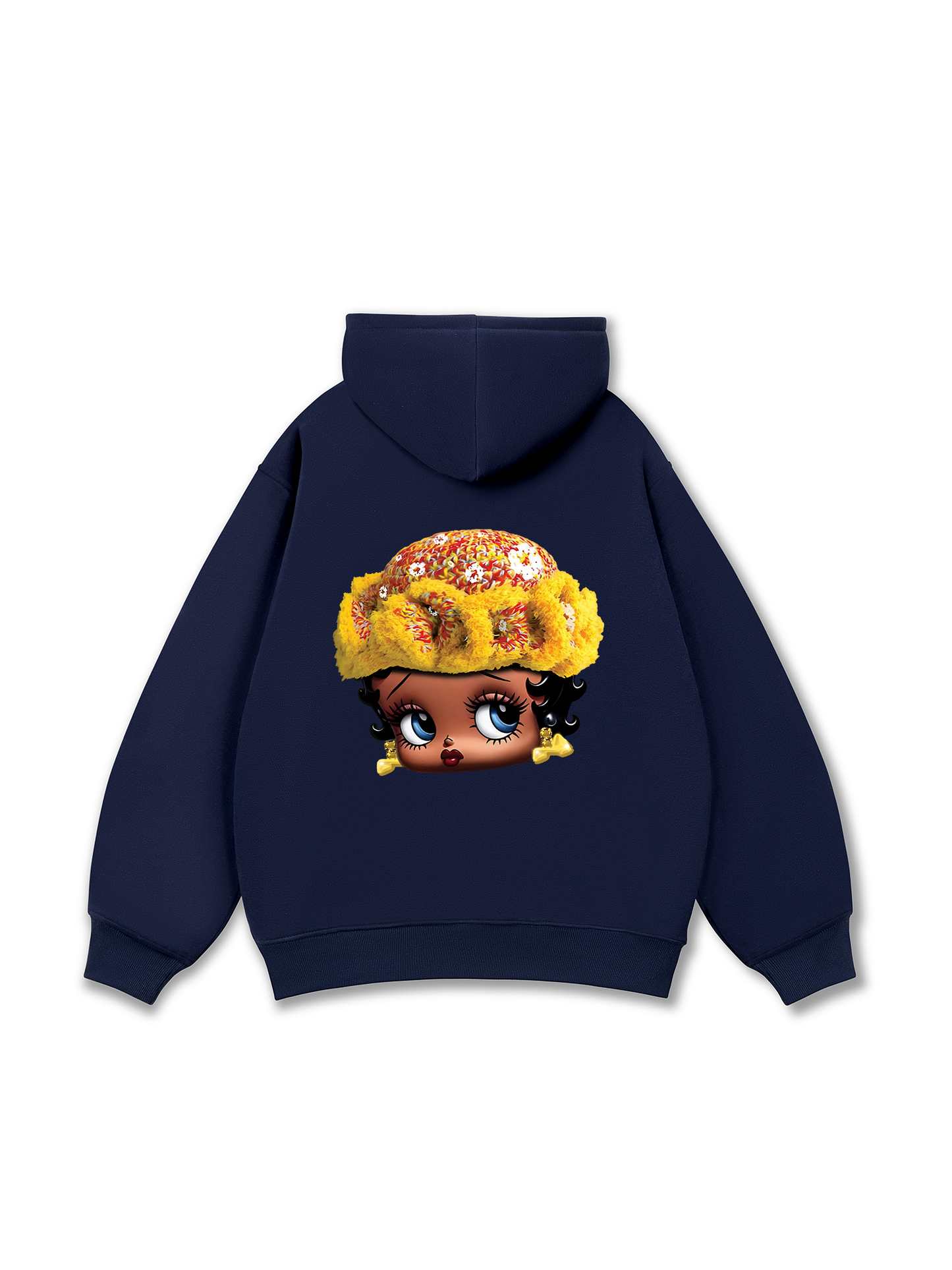 Flower Sun Knit Hat Cartoon Head Hoodie