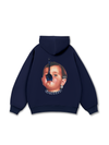 Funny spoon-covered face boy Hoodie