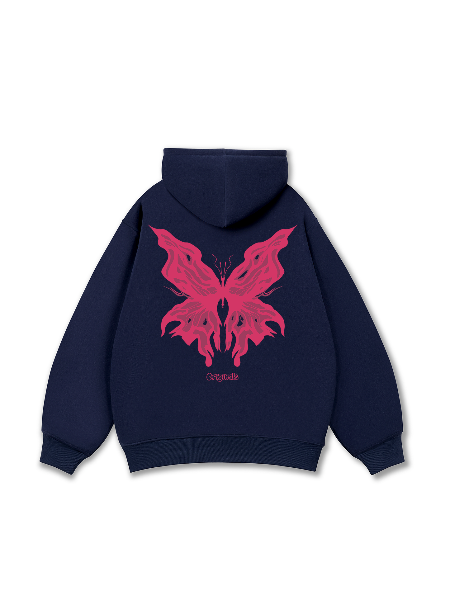 Pink Butterfly Hoodie