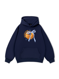 Áo Hoodie Nỉ Bông Sweet Pastry BLue Plaid Bow