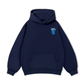 Áo Hoodie Nỉ Bông Fuzzy Font Dragon Blue