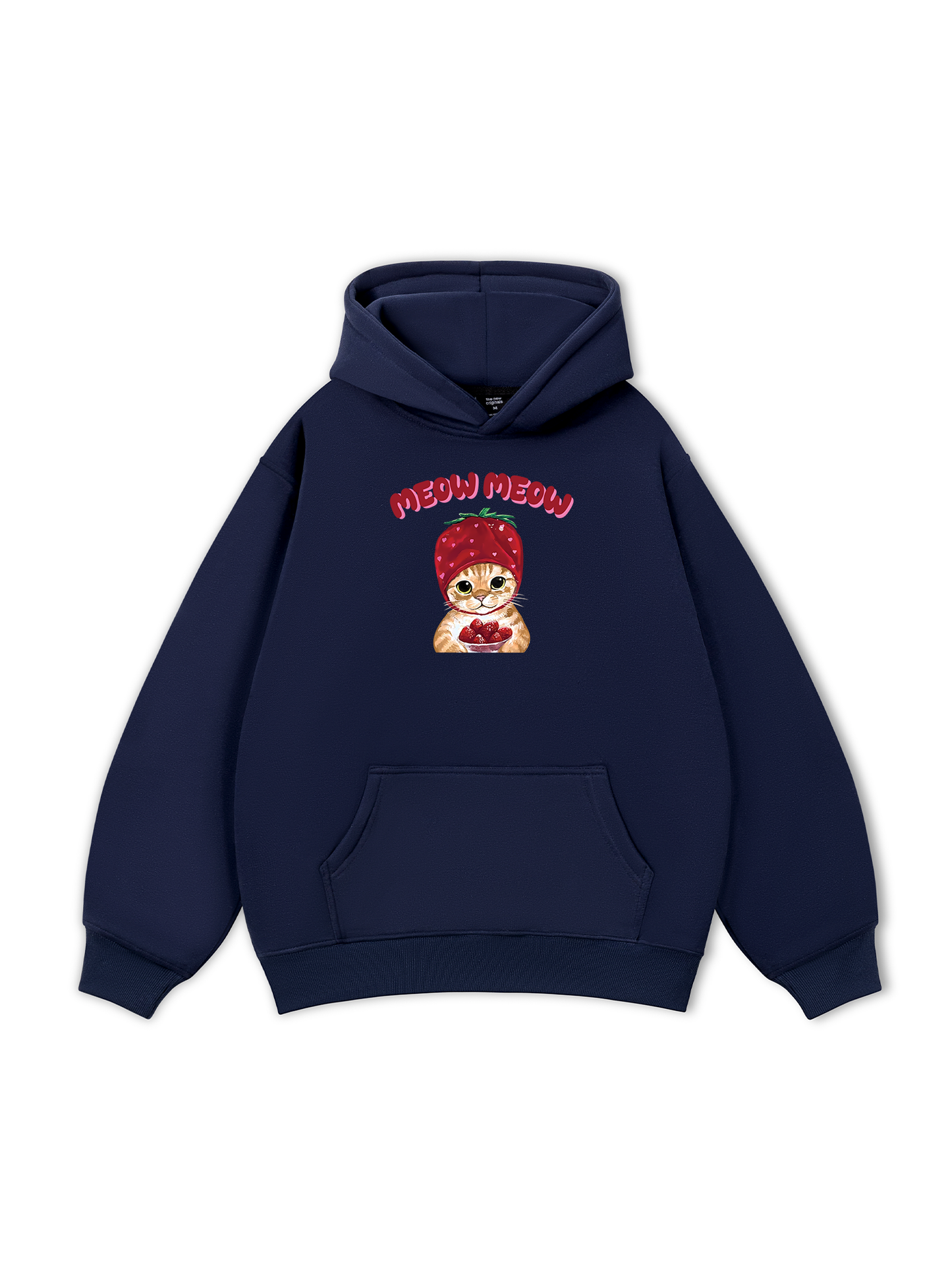 Meow Meow Strawberry Hoodie