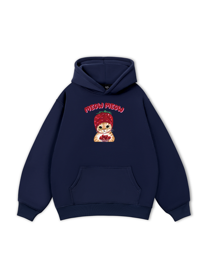 Meow Meow Strawberry Hoodie