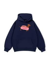 Pink Dachshund Hoodie