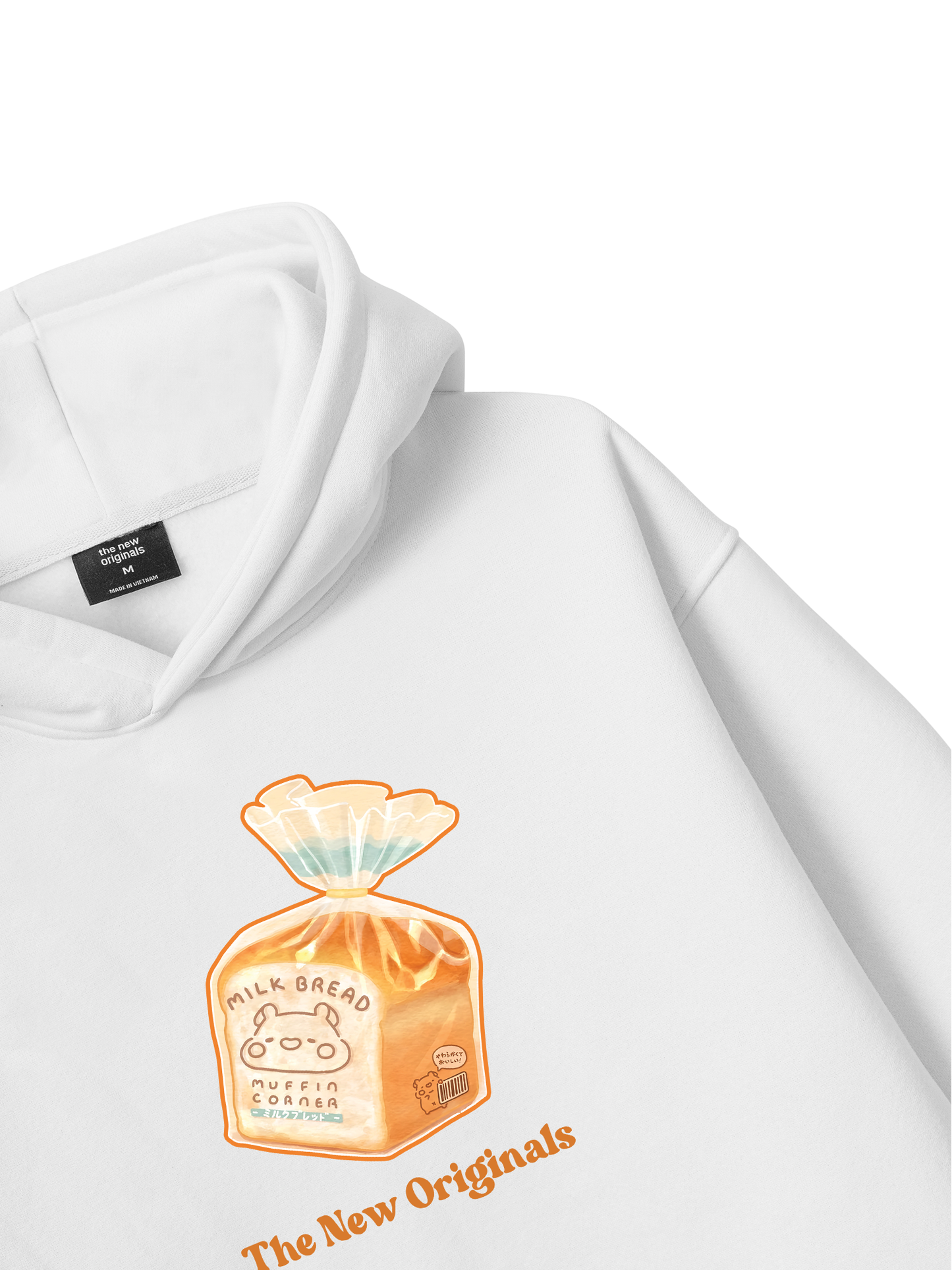 Áo Hoodie Nỉ Bông Milk Bread