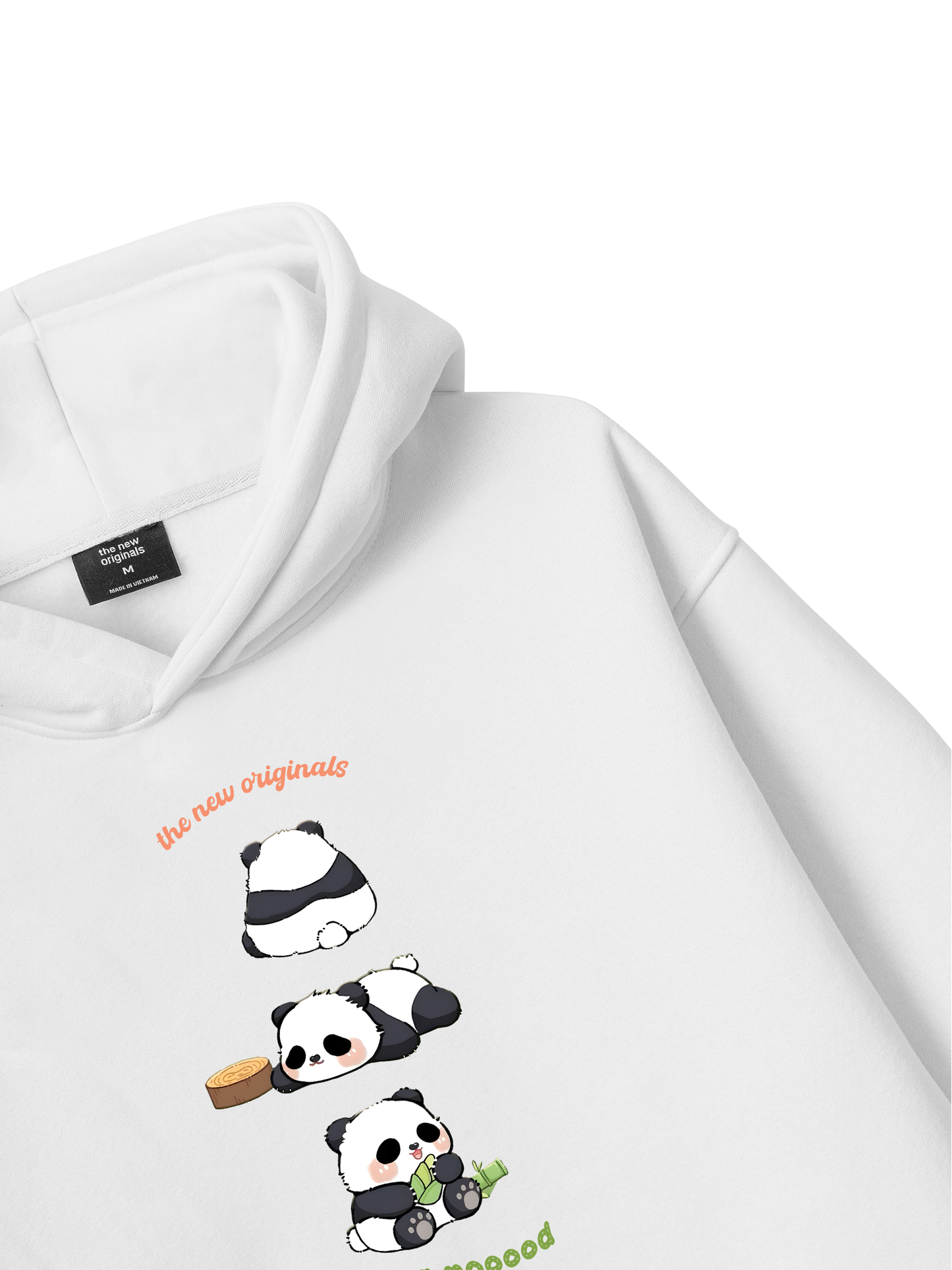 Áo Hoodie Nỉ Bông Panda Moooood