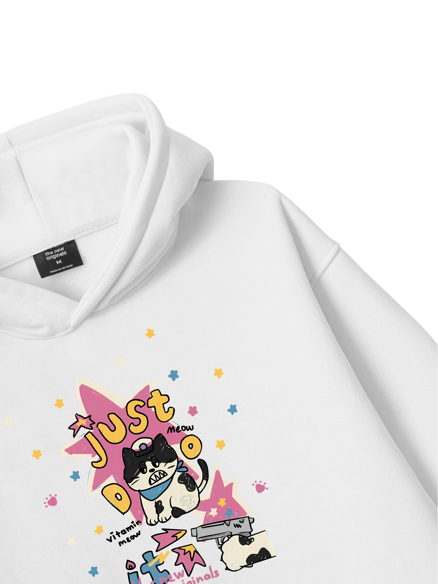 Cute Just Meow Hoodie