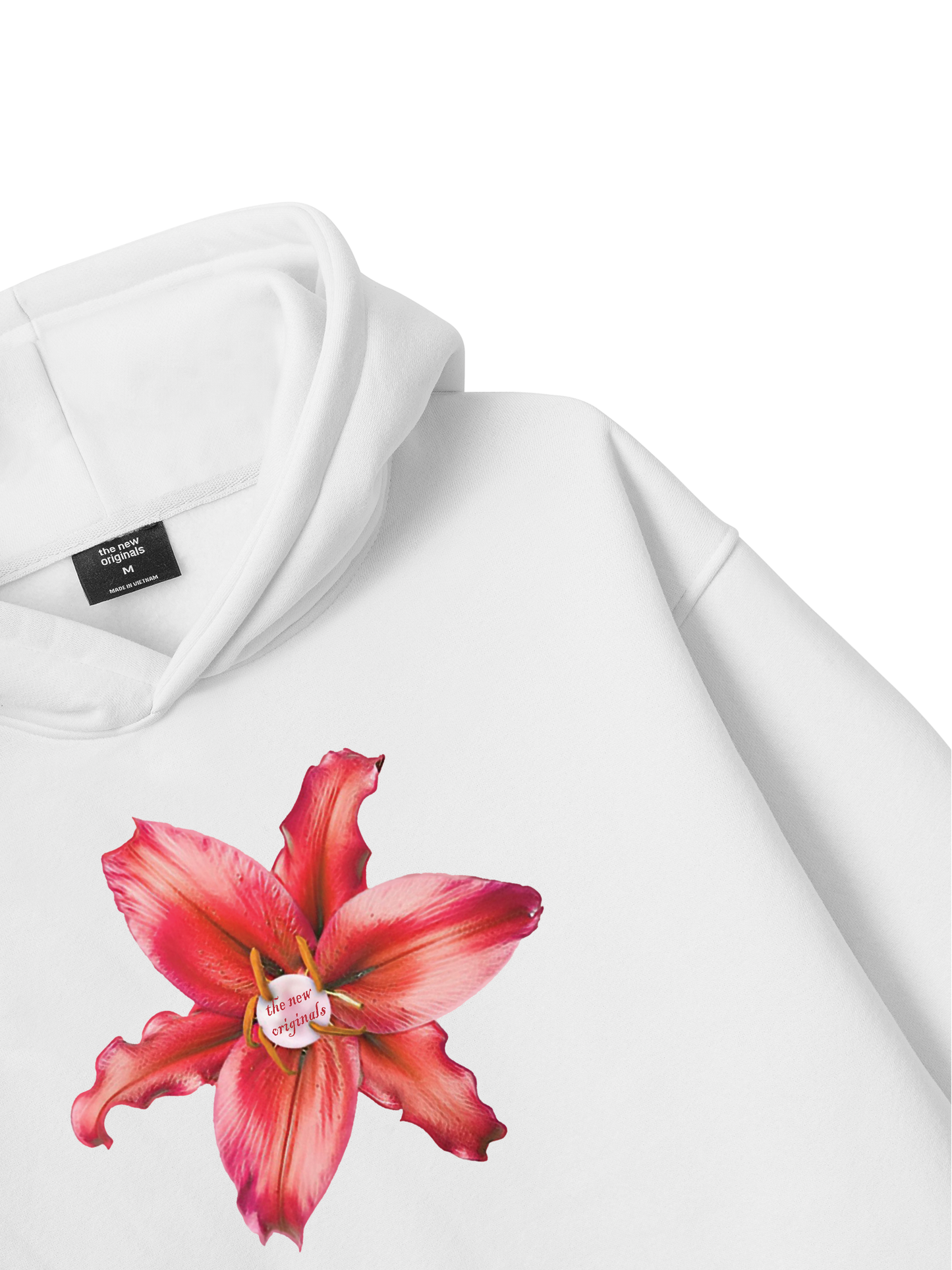 Pearl Lily Flower Hoodie