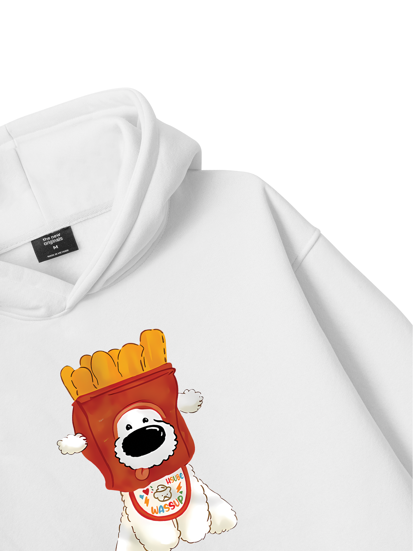 Áo Hoodie Nỉ Bông Sweet Pastry Cute Dog With Bread