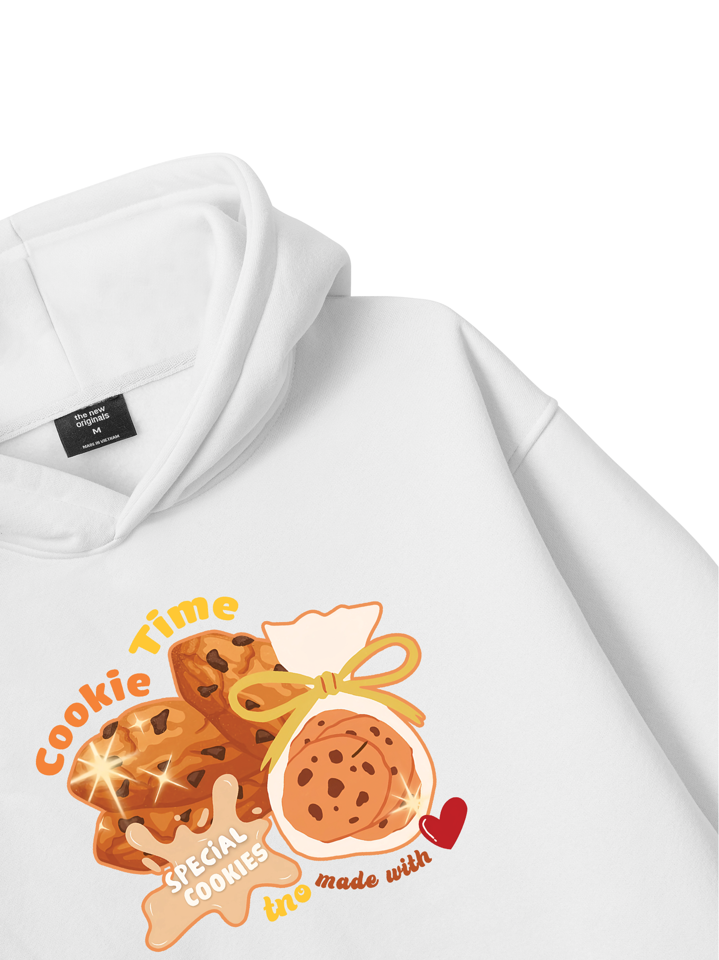 Áo Hoodie Nỉ Bông Cookie Time