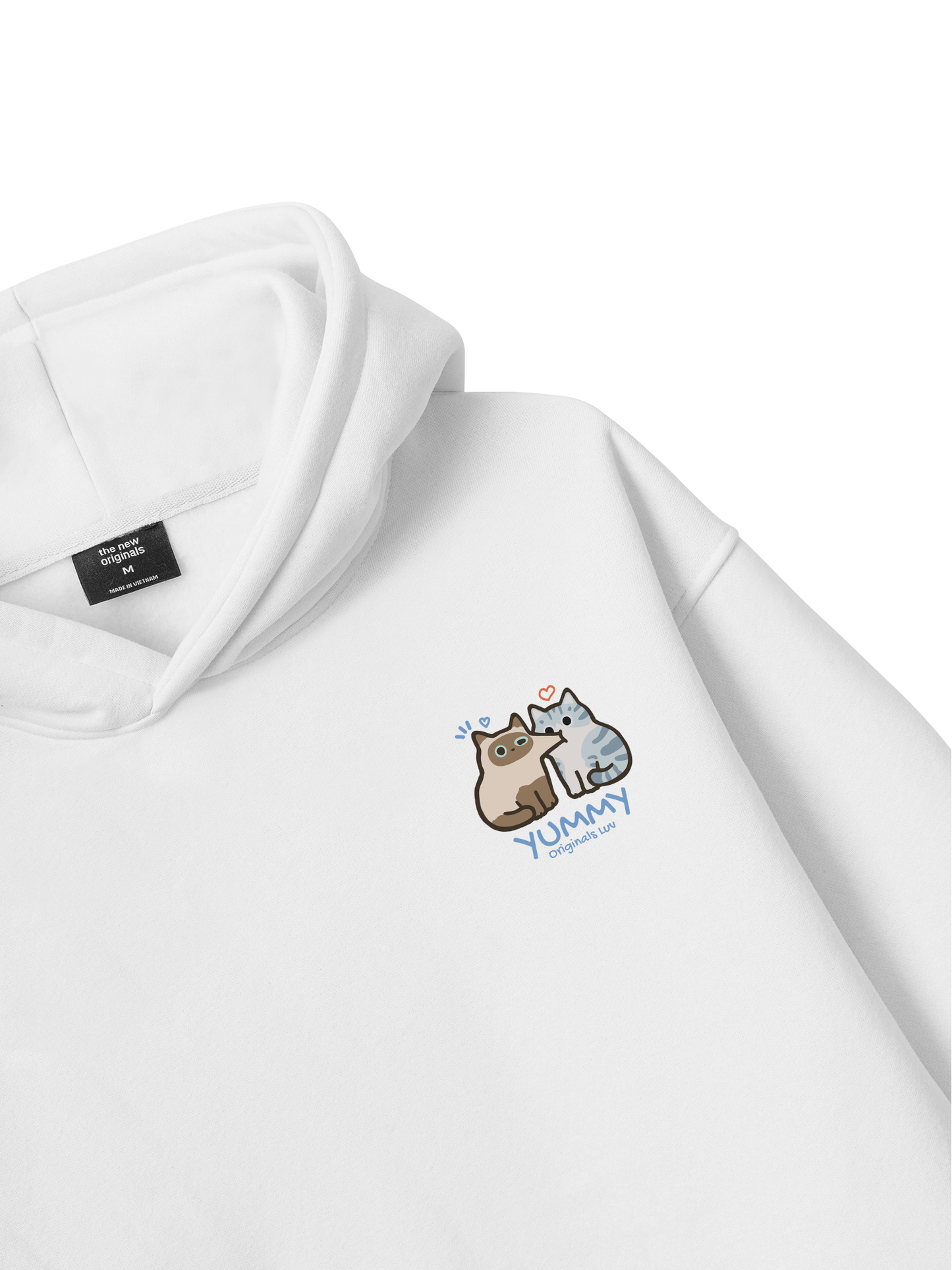 Yummy Luv Cat Couple Hoodie