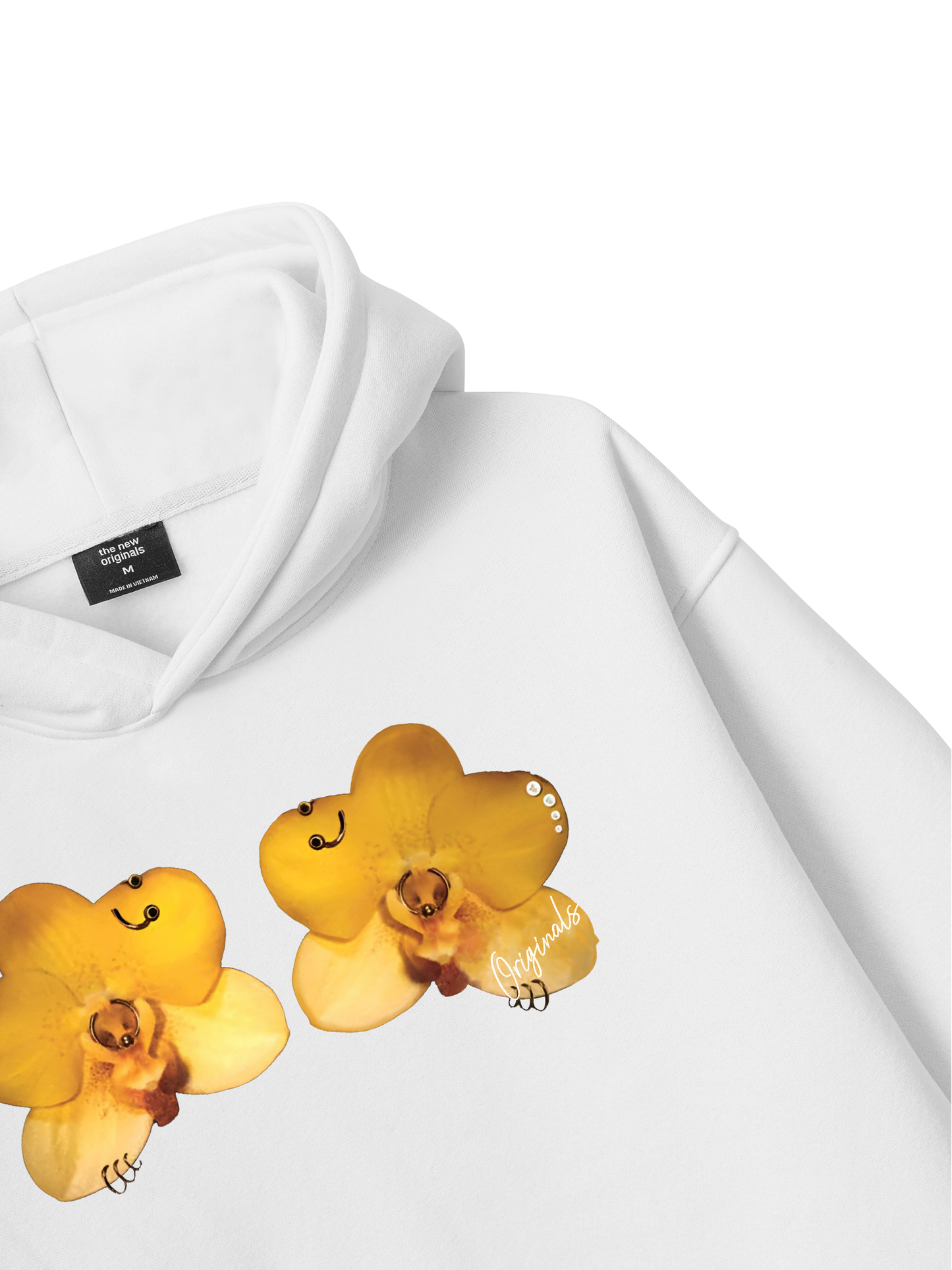 Flower Piercing Art Hoodie