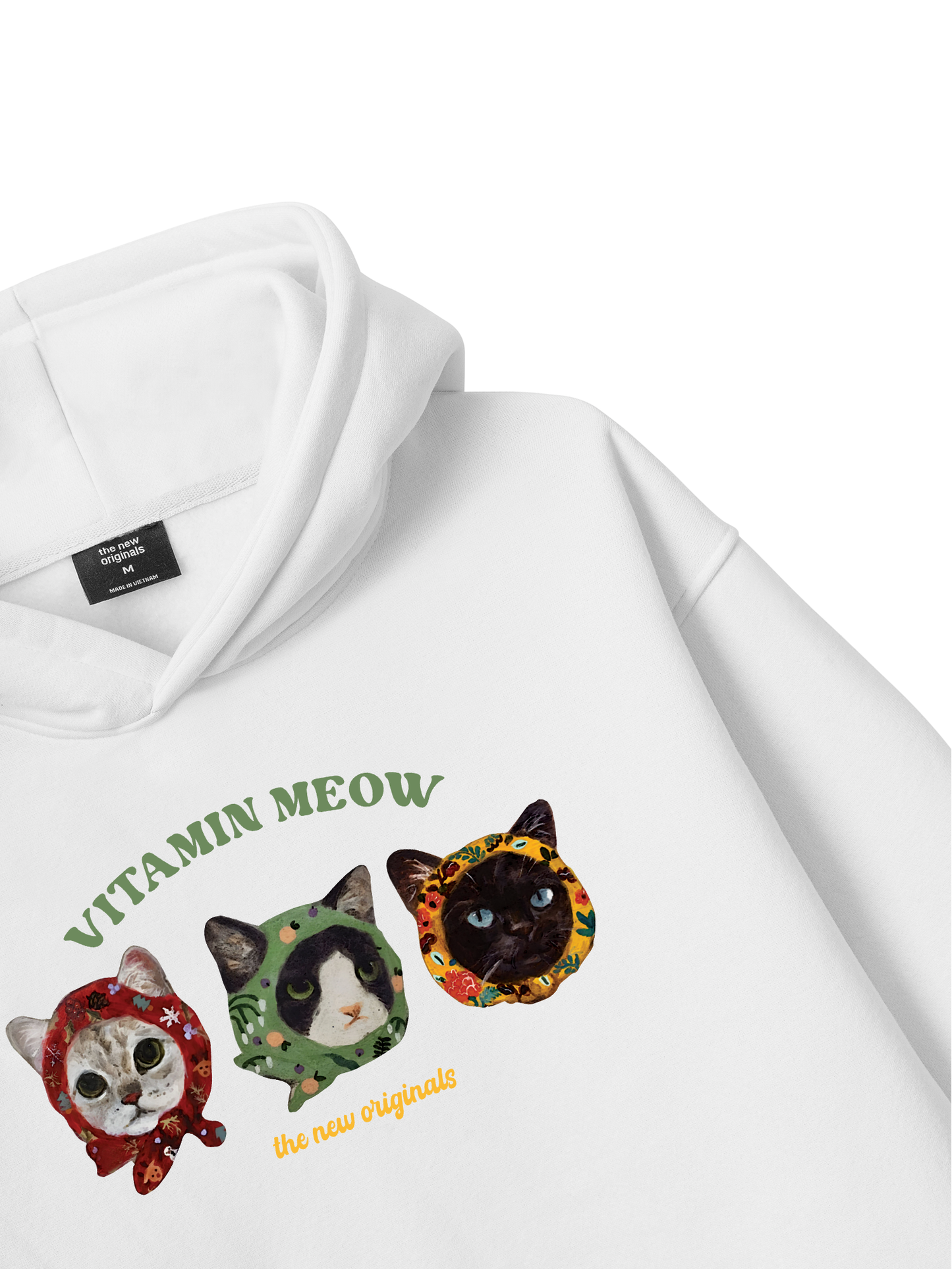 Áo Hoodie Nỉ Bông Vitamin Meow
