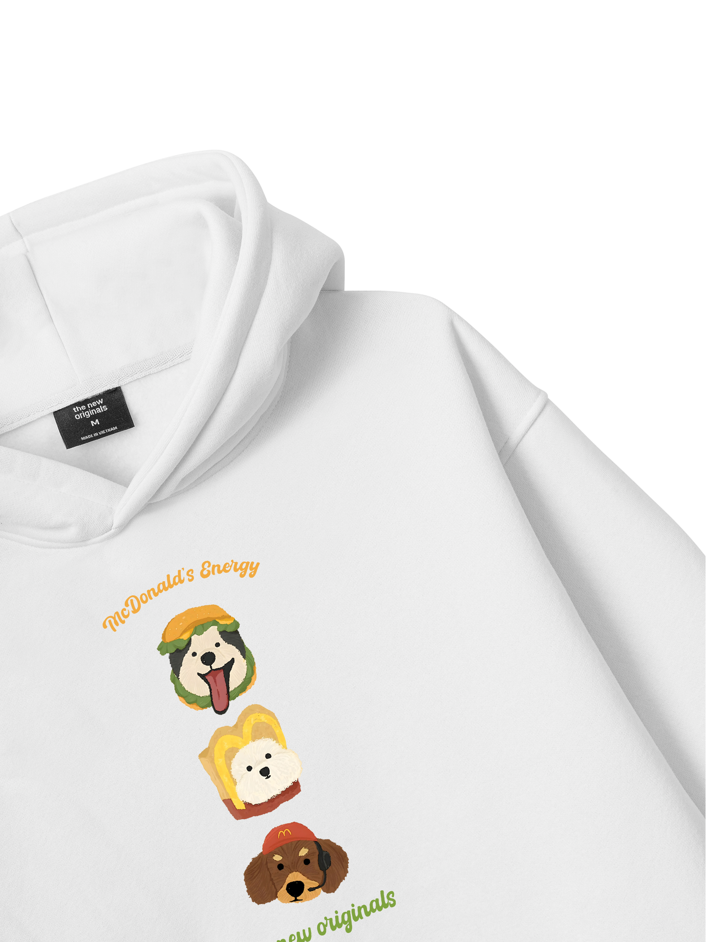 Áo Hoodie Nỉ Bông McDonal Energy