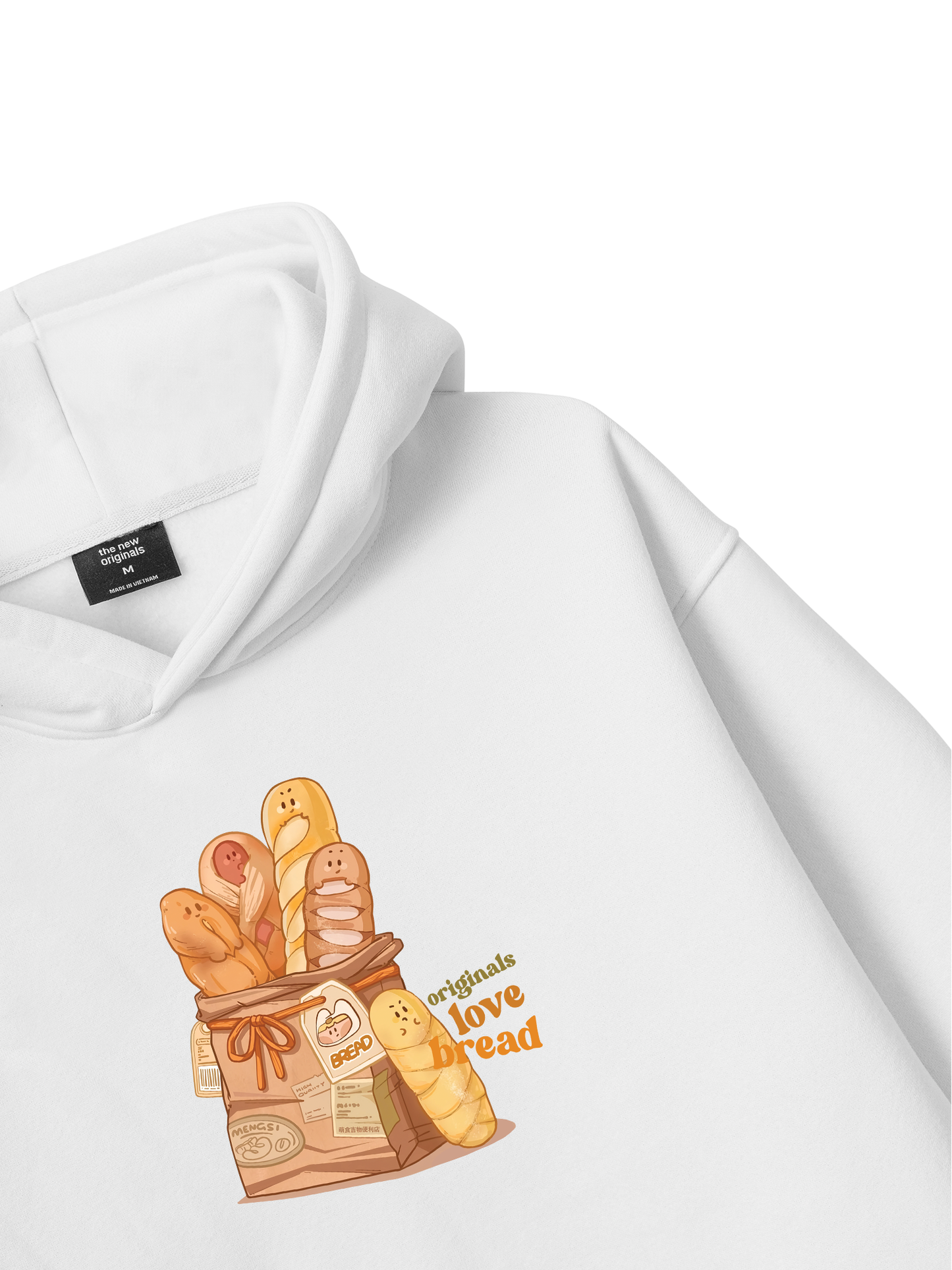 Áo Hoodie Nỉ Bông Love Bread