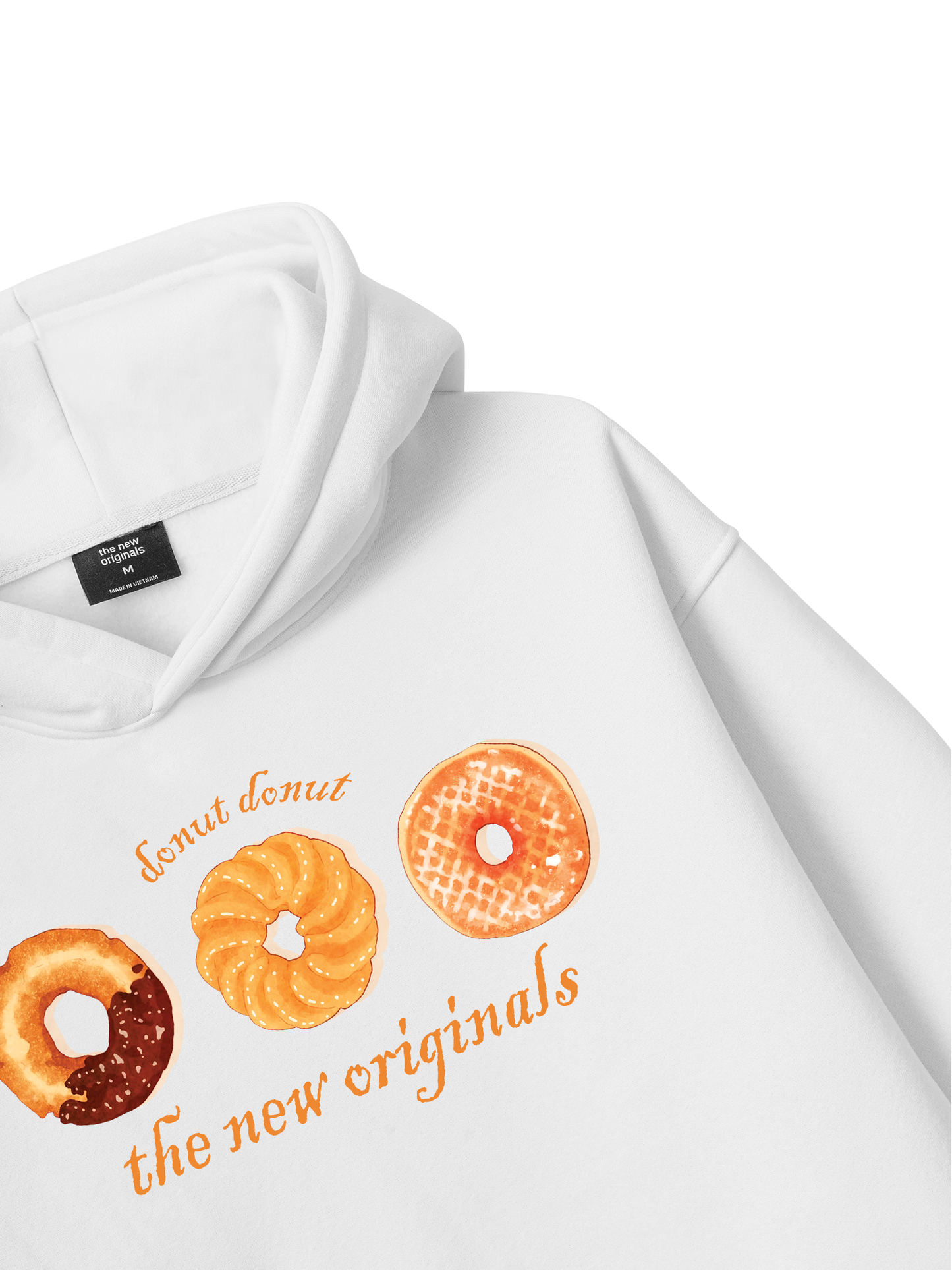 Áo Hoodie Nỉ Bông Donut