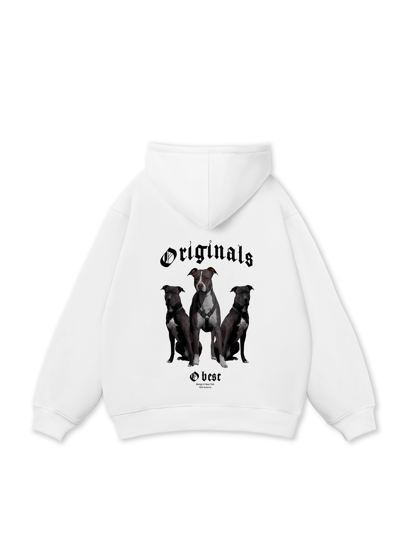 Animal Mood PitBull Dog Hoodie