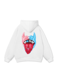 BOUNCE BACK© two-tone devil lip Hoodie