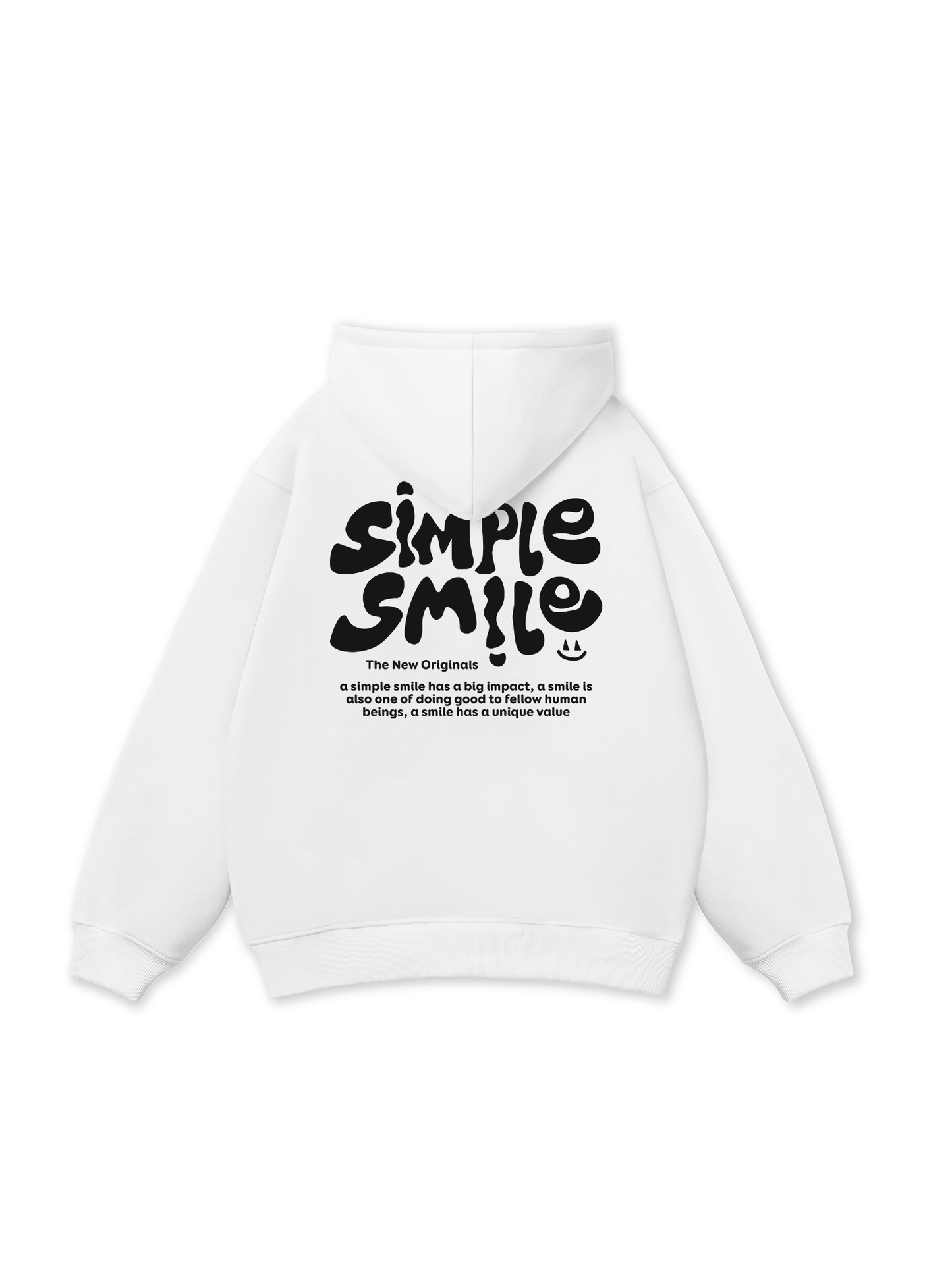 Be Bold Simple Smile Hoodie