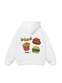 Áo Hoodie Nỉ Bông Sweet Pastry Burger Fry