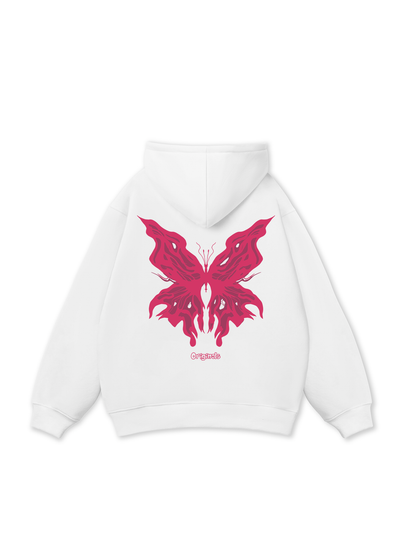 Pink Butterfly Hoodie