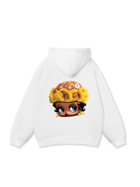 Flower Sun Knit Hat Cartoon Head Hoodie