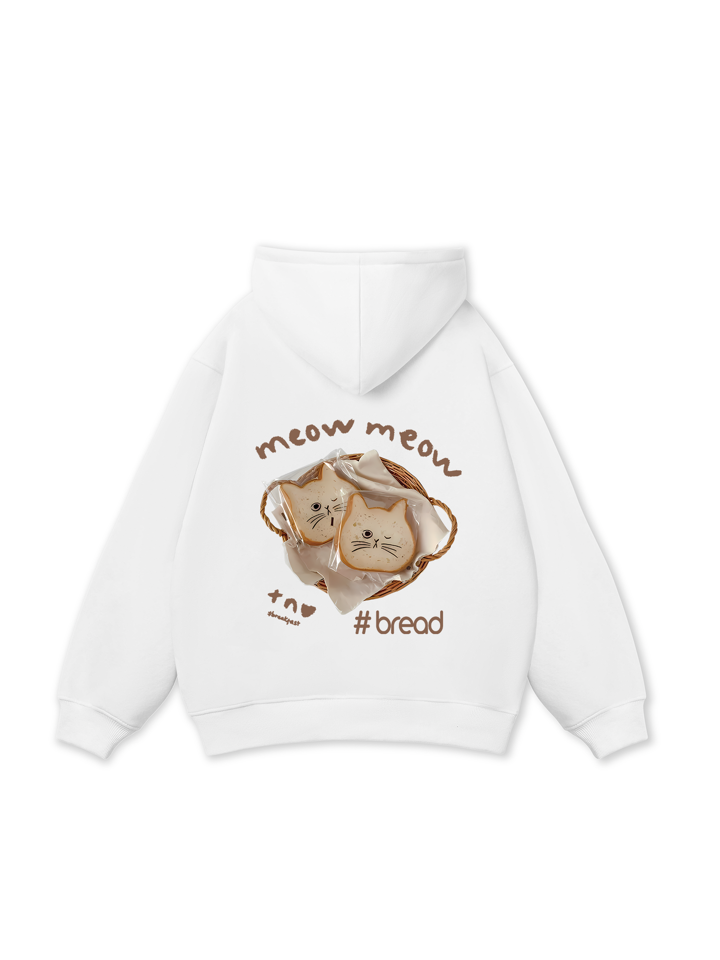 Áo Hoodie Nỉ Bông Sweet Pastry Meow Meow Bead