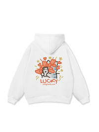 Áo Hoodie Nỉ Bông Lucky Luv Cat Couple
